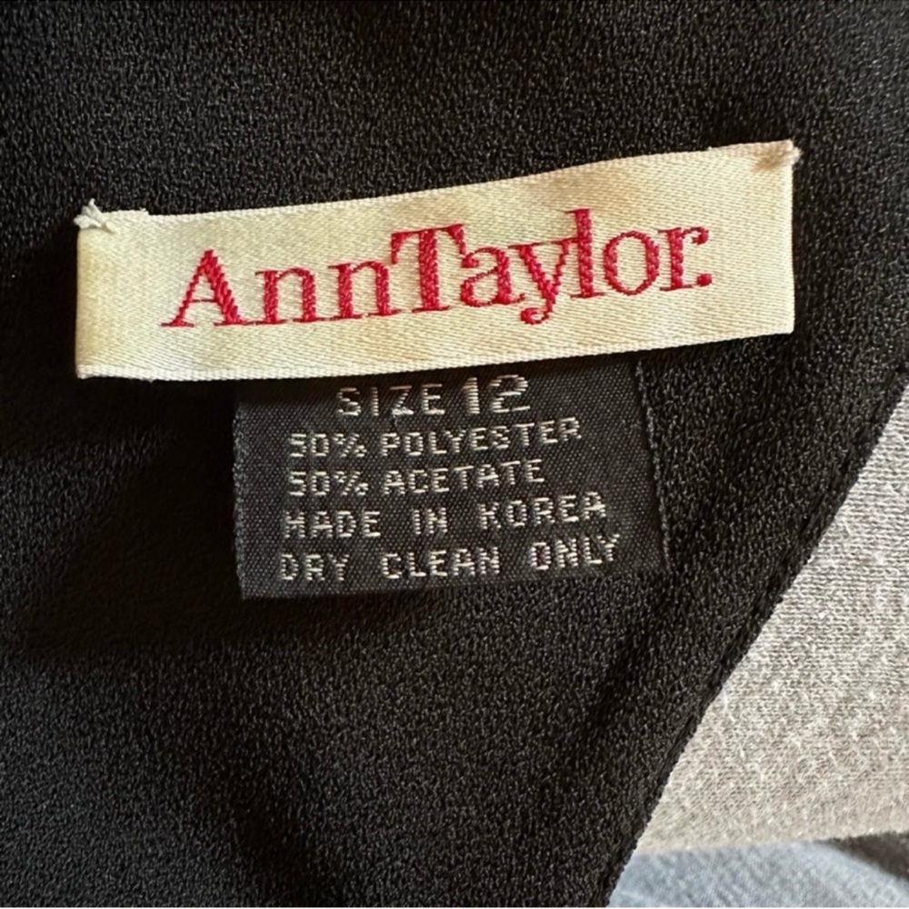 Ann Taylor Classic Black Midi Dress - Picture 6 of 6